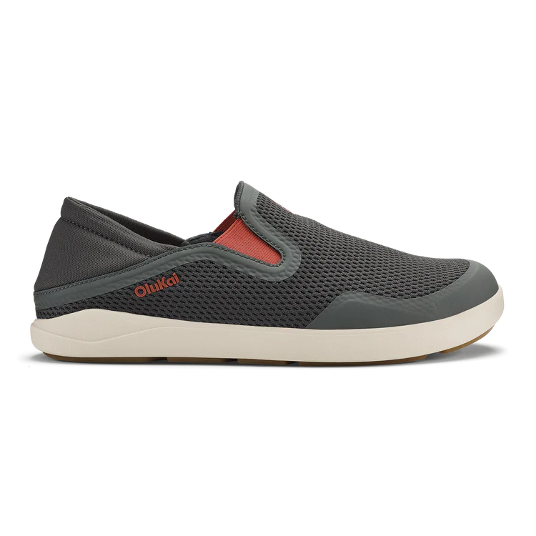 OluKai Men's Moku Slip On Shoes in Island Salt/Koi