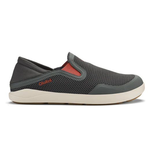 OluKai Men's Moku Slip On Shoes in Island Salt/Koi