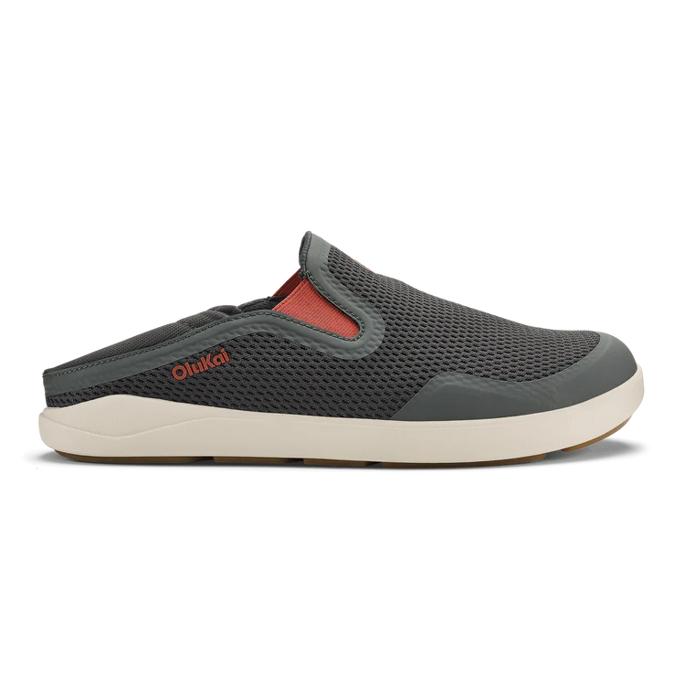 OluKai Men's Moku Slip On Shoes in Island Salt/Koi