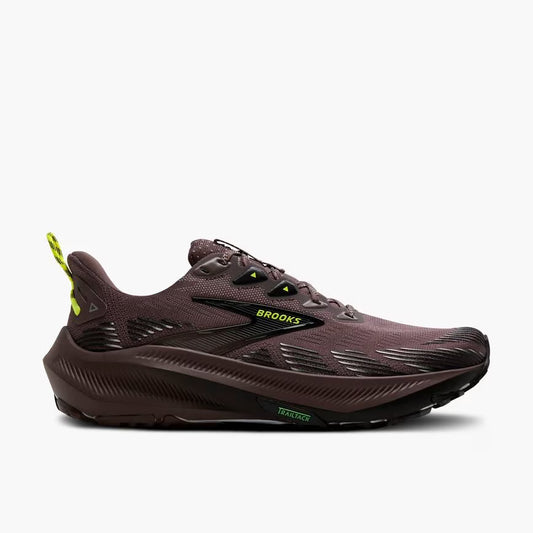 Brooks Men's Ghost Trail Sneaker in Brown/Black/Nightlife