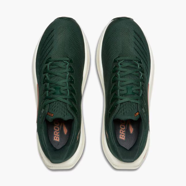 Brooks Men's Glycerin Max 2 Sneaker in Dark Spruce/Bombay Brown/Clear