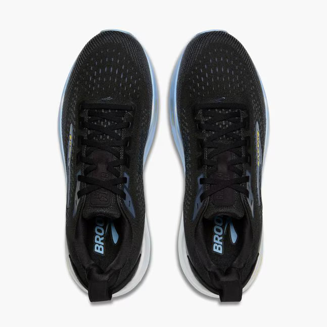 Brooks Men's Ghost Max 4 Sneaker in Black/Folkstone/Open Air