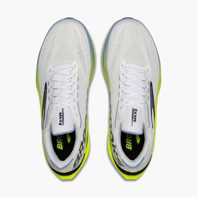 Brooks Men's Hyperion Max 4 Sneaker in White/Blue/Nightlife