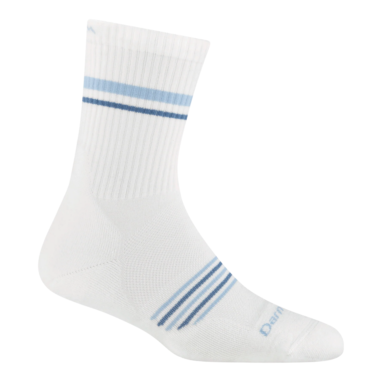 Darn Tough Women's Element Micro Crew Lightweight Running Socks in Vapor White