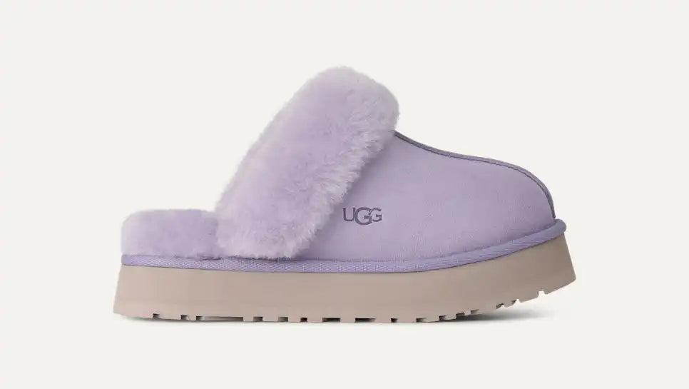 UGG Women's Disquette Slip On Slipper in Warm Lilac