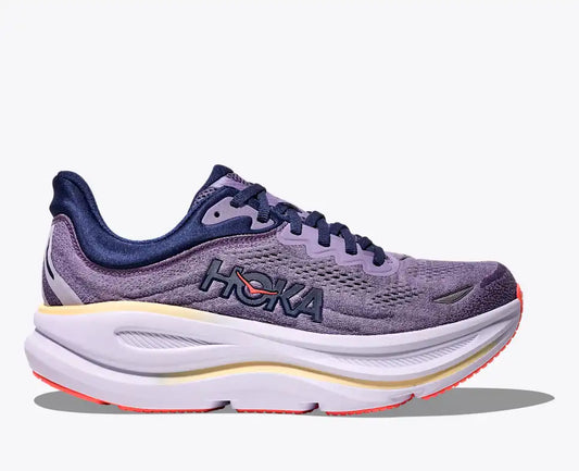 Hoka Women's Bondi 9 Sneaker in Berry Jam/Berry Patch