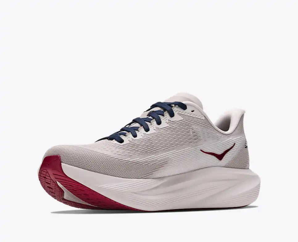 Hoka Men's Mach 7 Sneaker in Putty/Grout