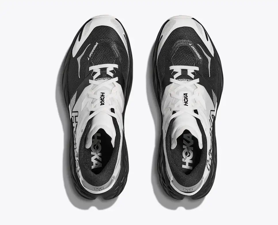 Hoka Men's Speedgoat 7 Sneaker in Black/White