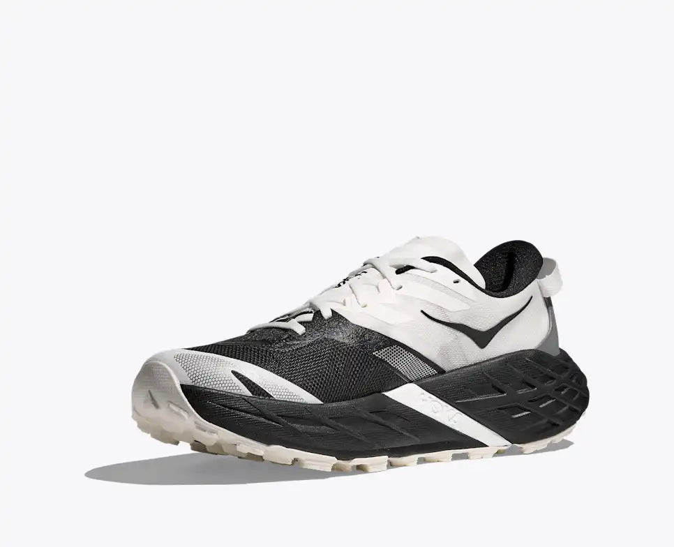 Hoka Men's Speedgoat 7 Sneaker in Black/White