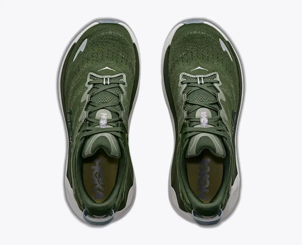 Hoka Men's Gaviota 6 Glimmers Sneaker in Baby Kale/Nettle Leaf