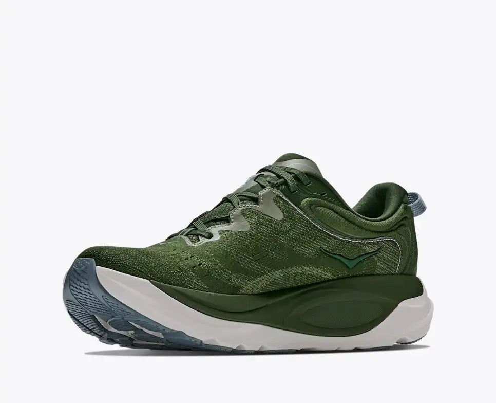 Hoka Men's Gaviota 6 Glimmers Sneaker in Baby Kale/Nettle Leaf