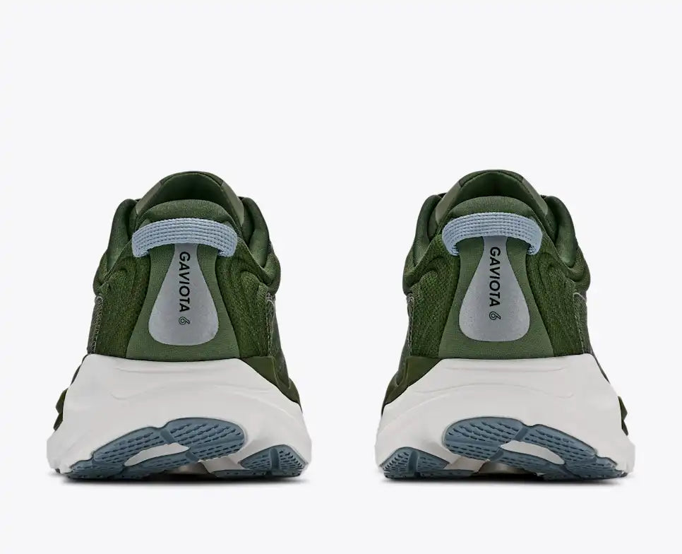Hoka Men's Gaviota 6 Glimmers Sneaker in Baby Kale/Nettle Leaf