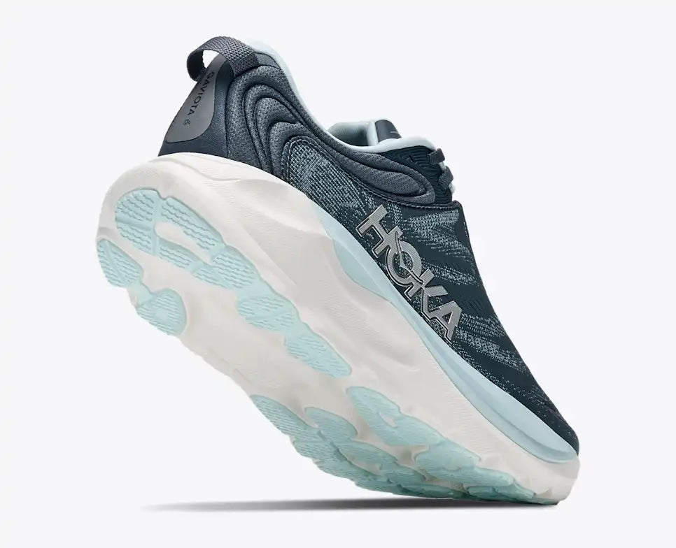 Hoka Women's Gaviota 6 Sneaker in Faded Navy/Glimmering Blue