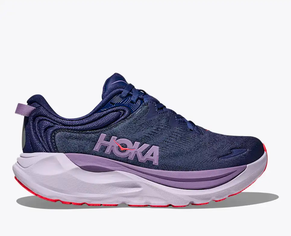 Hoka Women's Gaviota 6 Sneaker in Midnight Blue/Varsity Navy