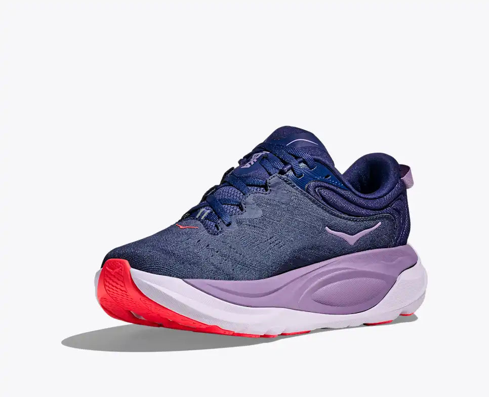 Hoka Women's Gaviota 6 Sneaker in Midnight Blue/Varsity Navy