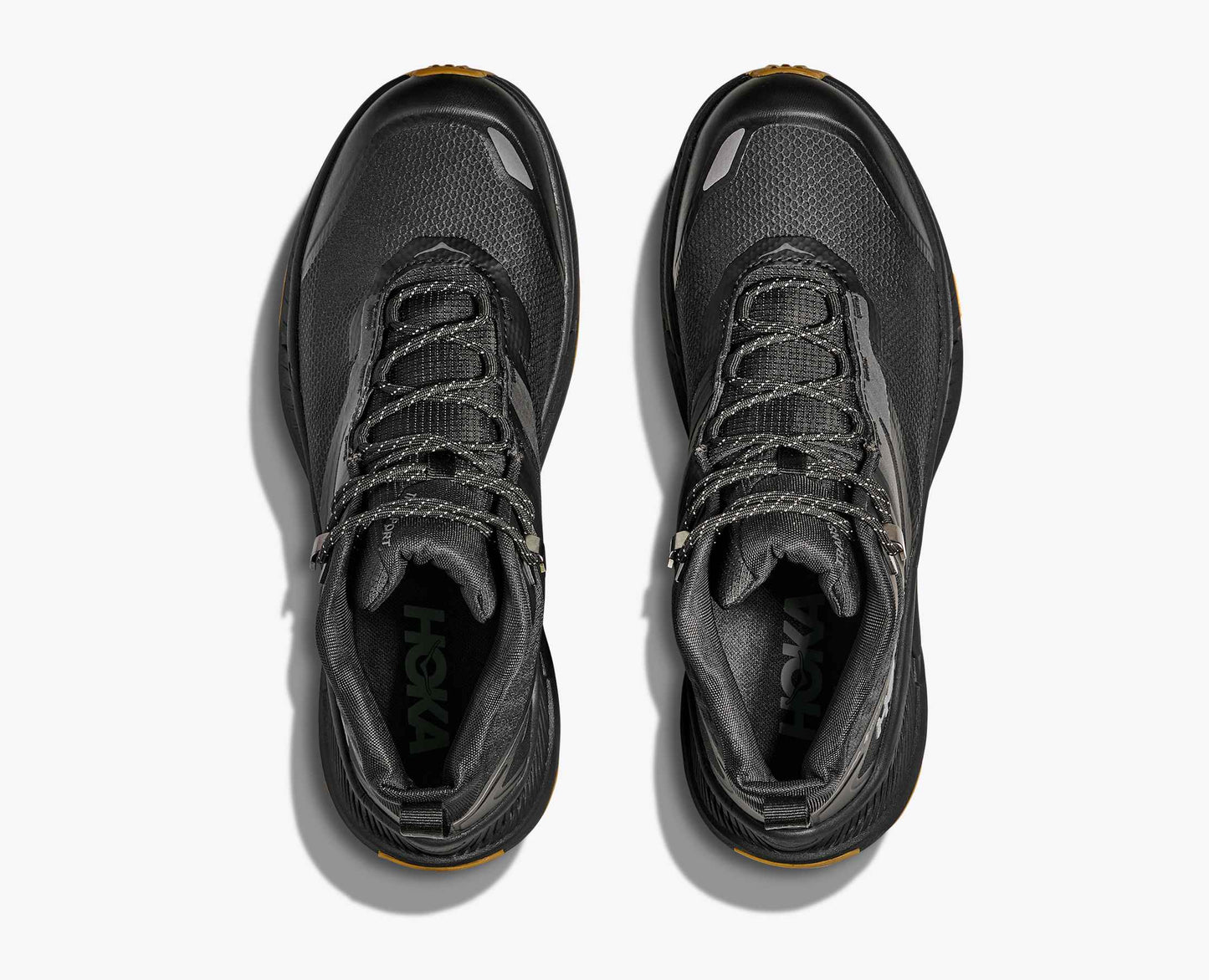 Hoka Men's Transport Hike GTX Mid Waterproof Boot in Black/Black
