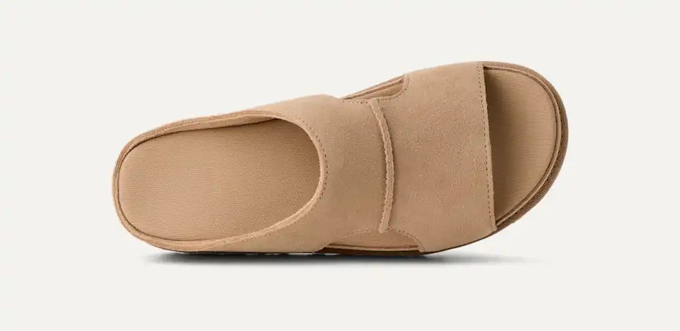 UGG Women's Goldenstar Hi Cutout Slide Sandal in Sand