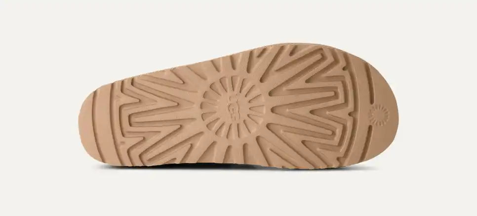 UGG Women's Goldenstar Hi Cutout Slide Sandal in Sand