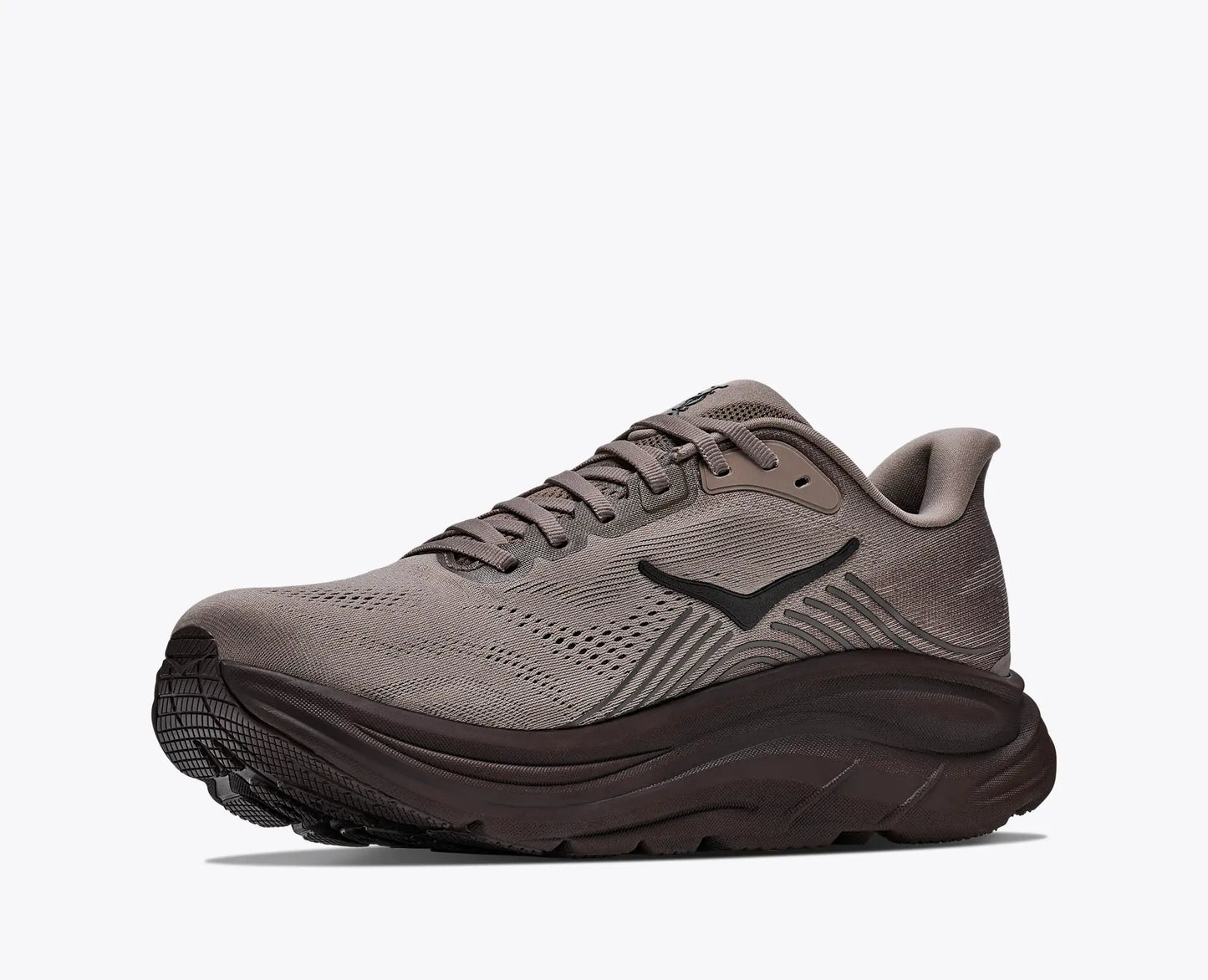 Hoka Men's Clifton 11 Sneaker in Boulder Grey/Pebble Grey