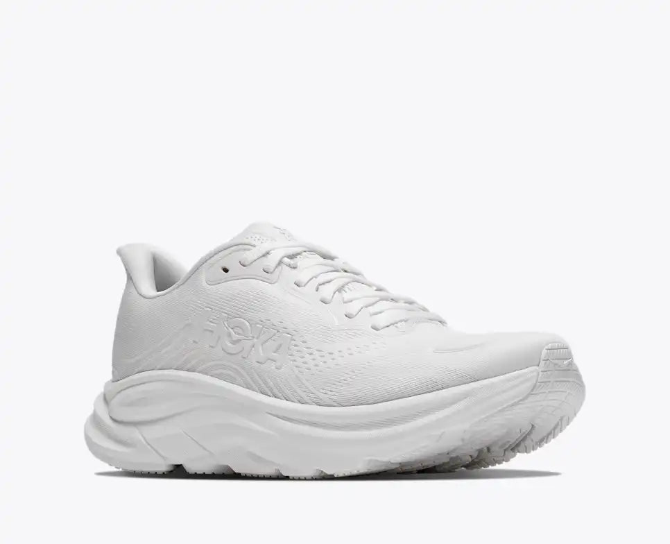 Hoka Women's Clifton 11 Sneaker in White/White