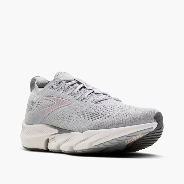 Brooks Women's Glycerin Flex Sneaker in Harbor Mist/Poppy Seed/Pink