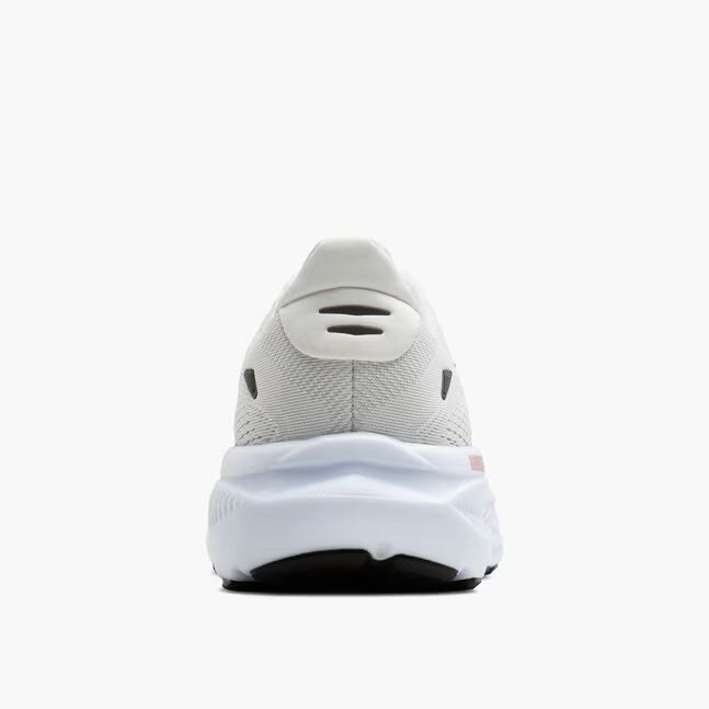 Brooks Women's Ghost 18 Sneaker in White/Black/Rose Gold