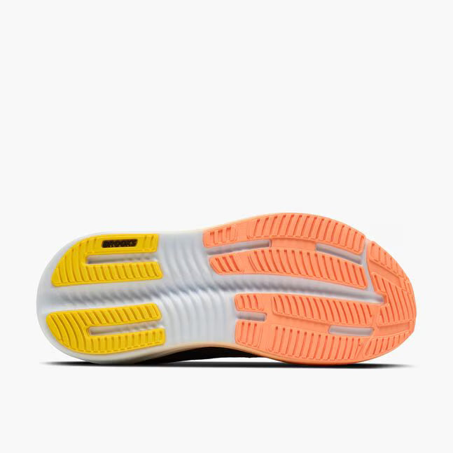 Brooks Women's Ghost Max 4 Sneaker in Black/Folkstone/Cyber Peach