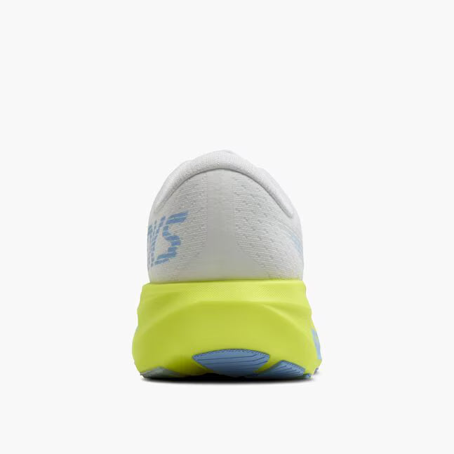 Brooks Women's Ghost Amp Sneaker in White/Blue/Nightlife