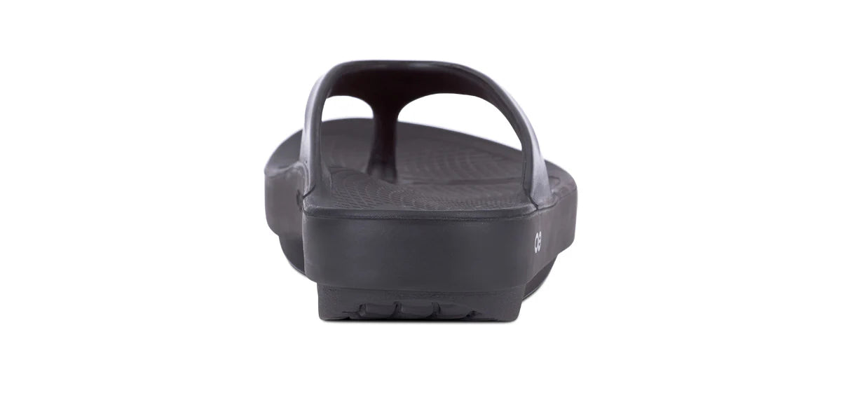 OOfos Women's OOlala Flip Sandal in Black