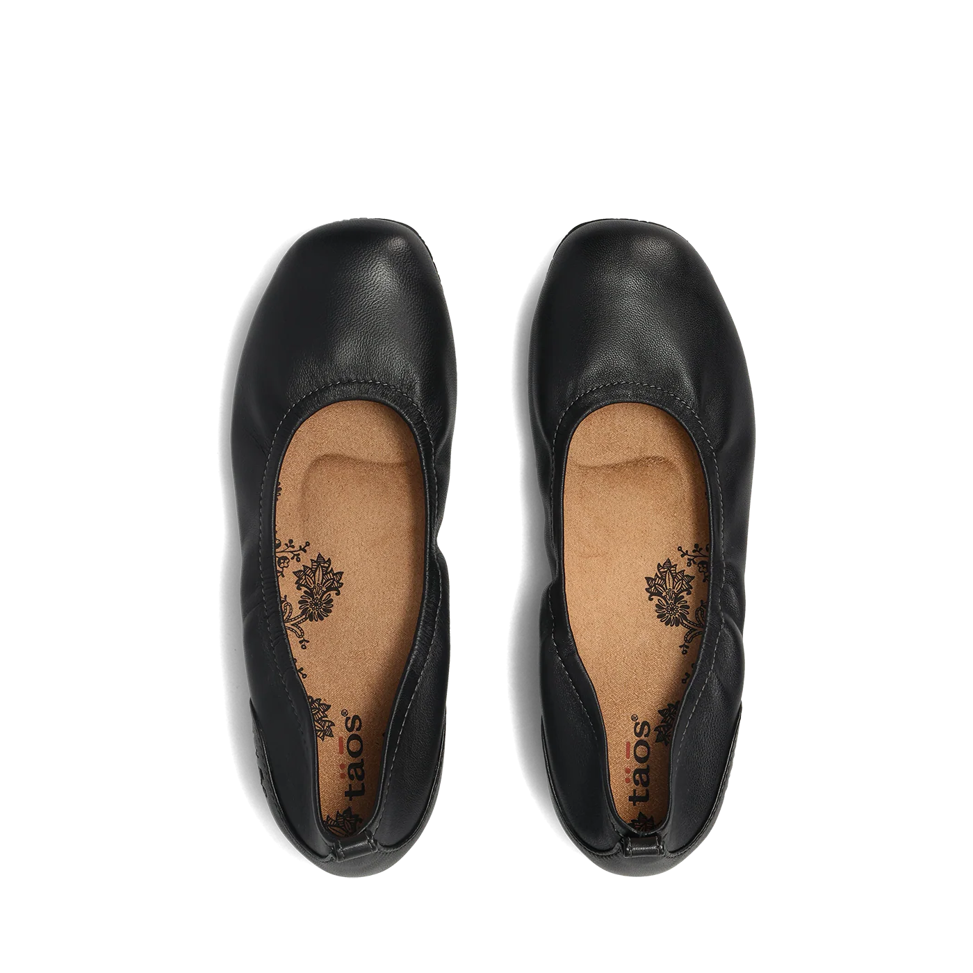 Taos Women's Chit Chat Leather Flat in Black