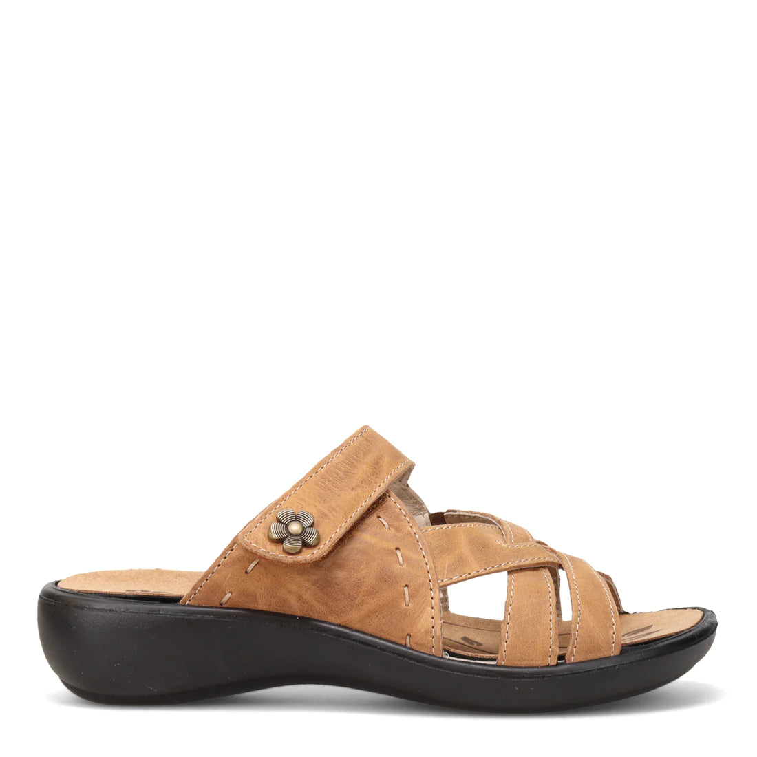 Romika Women's Ibiza 99 Slide Sandal in Camel