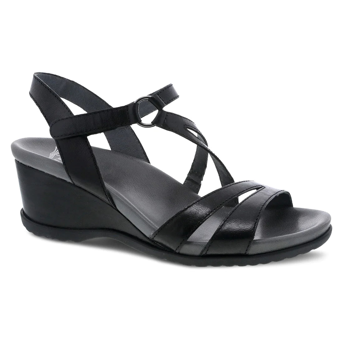 Toe view of Dansko Addyson Wedge Sandal for women.