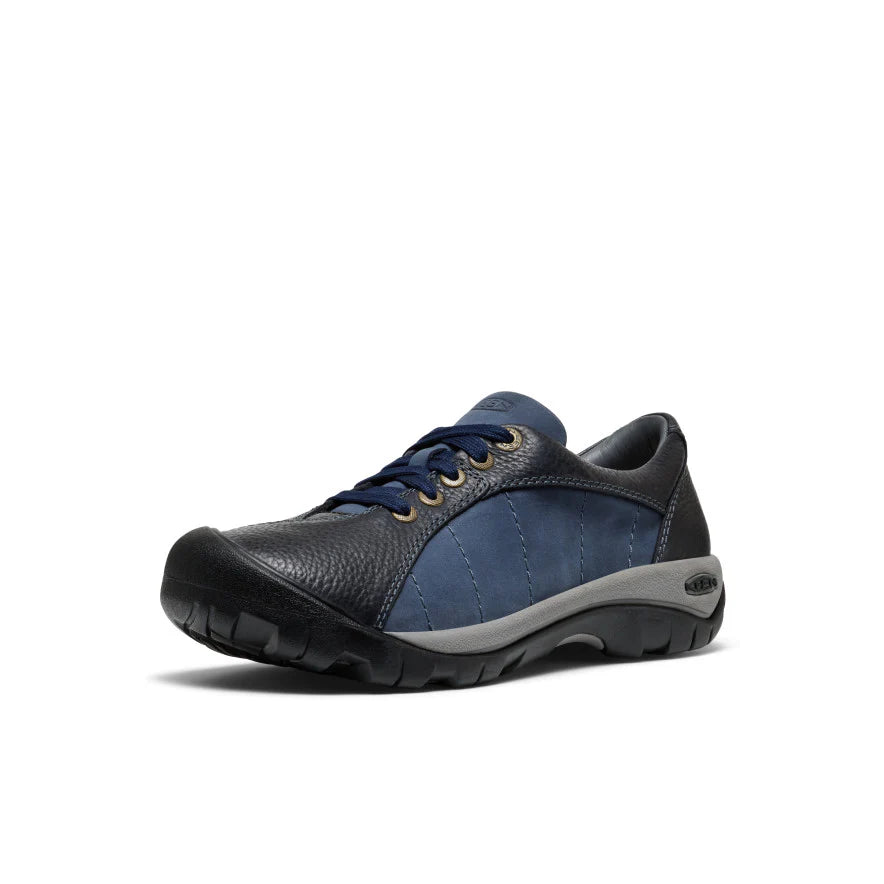 KEEN Women's Presidio Tie Sneaker in Naval Academy/Vintage Indigo