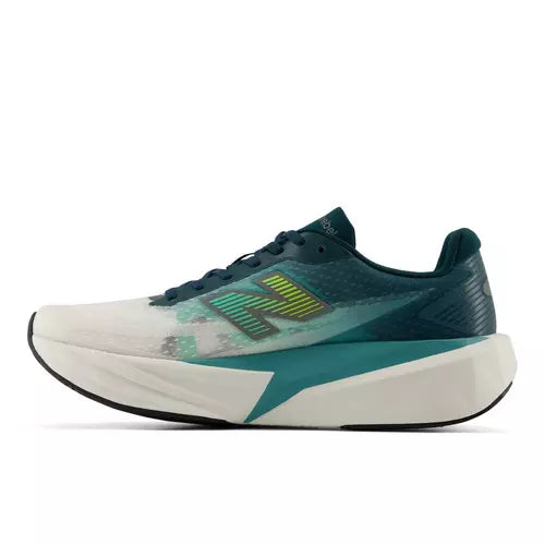 New Balance Men's FuelCell Rebel v5 Sneaker in Medusa Green/Faded Teal