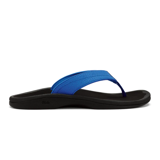 OluKai Women's Ohana Thong Sandal in Blossom/Lava Rock