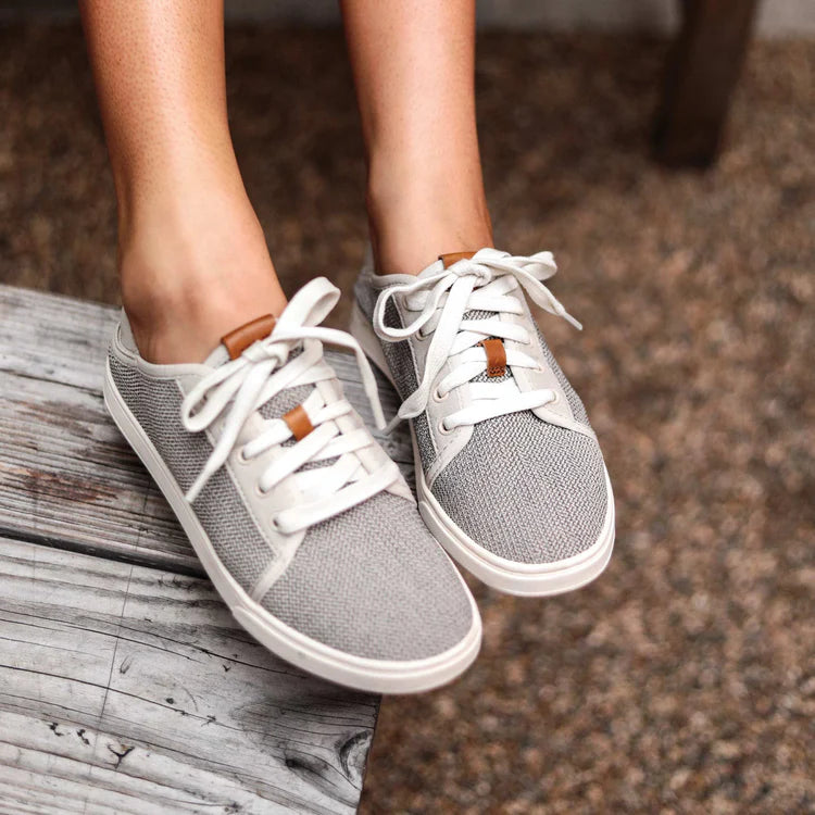 OluKai Women's Pehuea Lī Mesh Lace Sneaker in Tapa