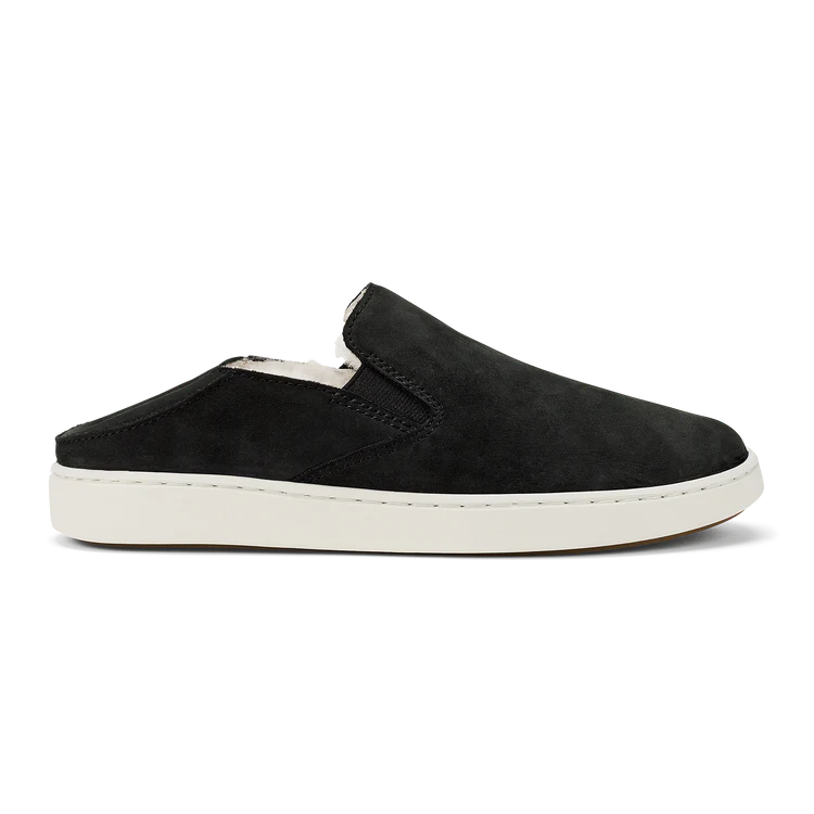 OluKai Women's Pehuea Cozy Sneaker in Lava Rock / Lava Rock