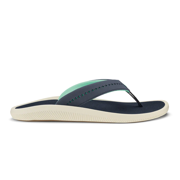 OluKai Women's Ulele Flip Sandals in Trench Blue
