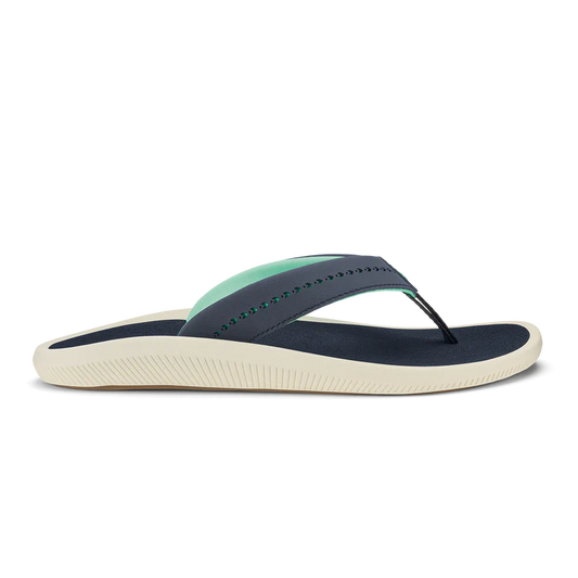 OluKai Women's Ulele Flip Sandals in Trench Blue