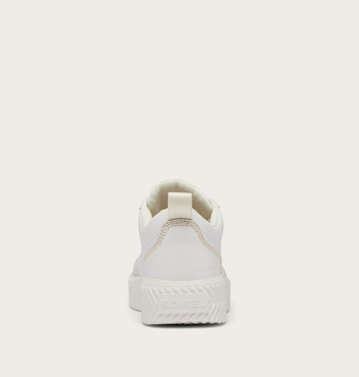 Sorel Women's Ona Ave Low Waterproof Sneaker in Sea Salt, Bleached Ceramic