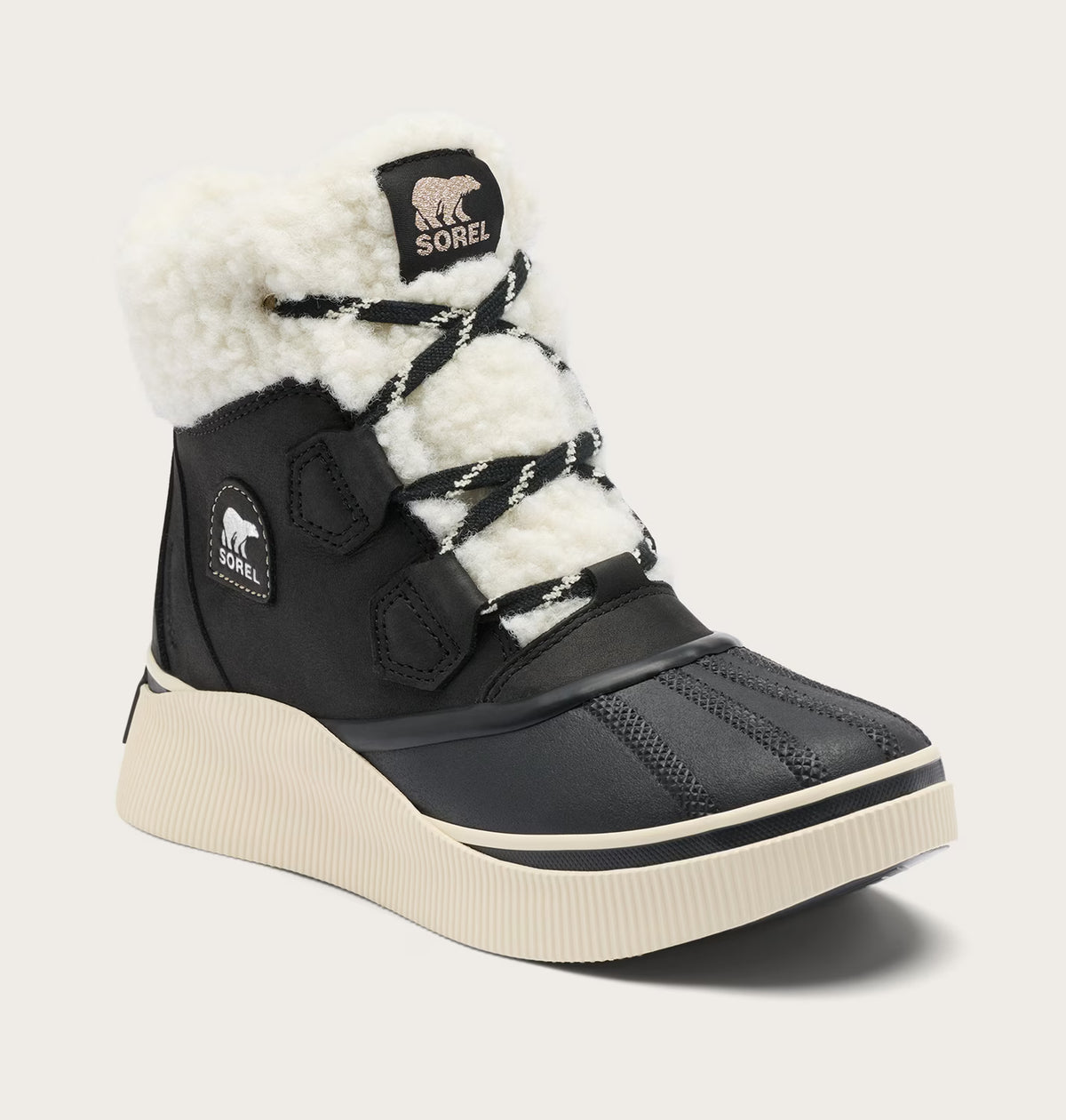 Sorel Women's Out N About IV Chillz Winter Boot in Black/Sea Salt