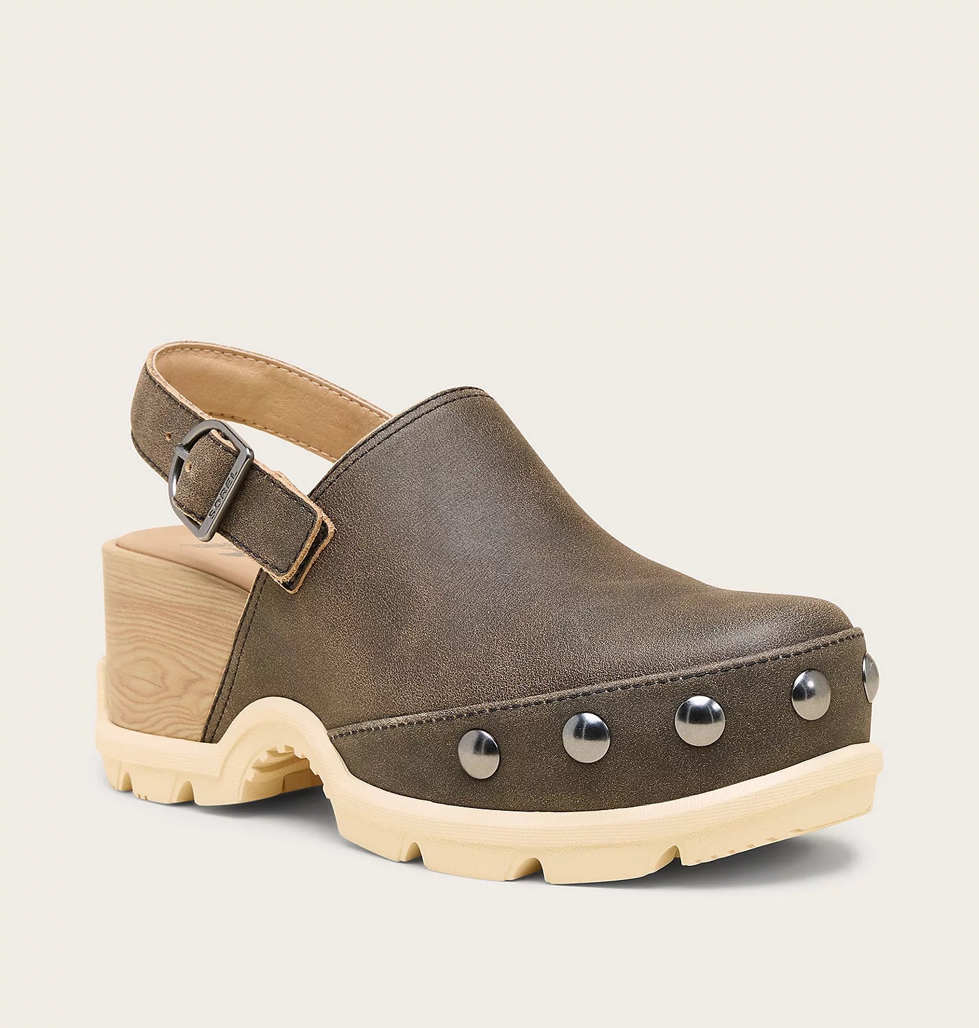 Sorel Women's Raom’n Clog RVT Women's Clog in Canoe/Bleached Ceramic