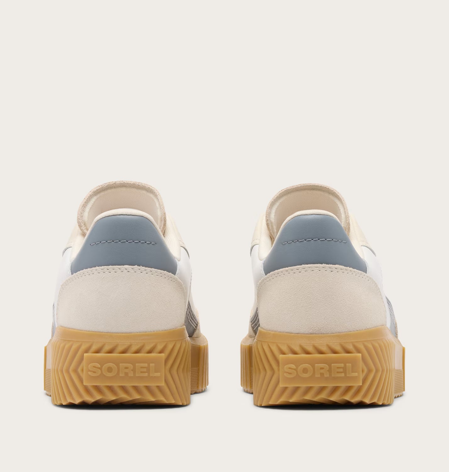 Sorel Women's Ona Ave T-Toe Sneaker in Chalk/Grey Ash