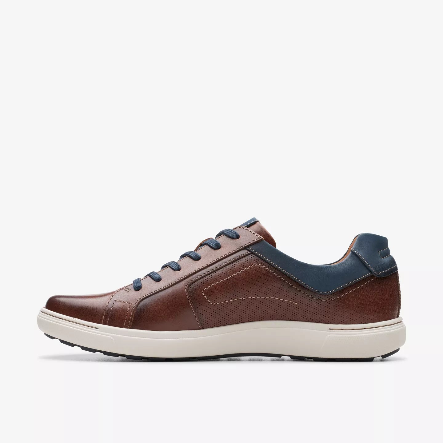 Clarks Men's Mapstone Leather Lace in Mahogany