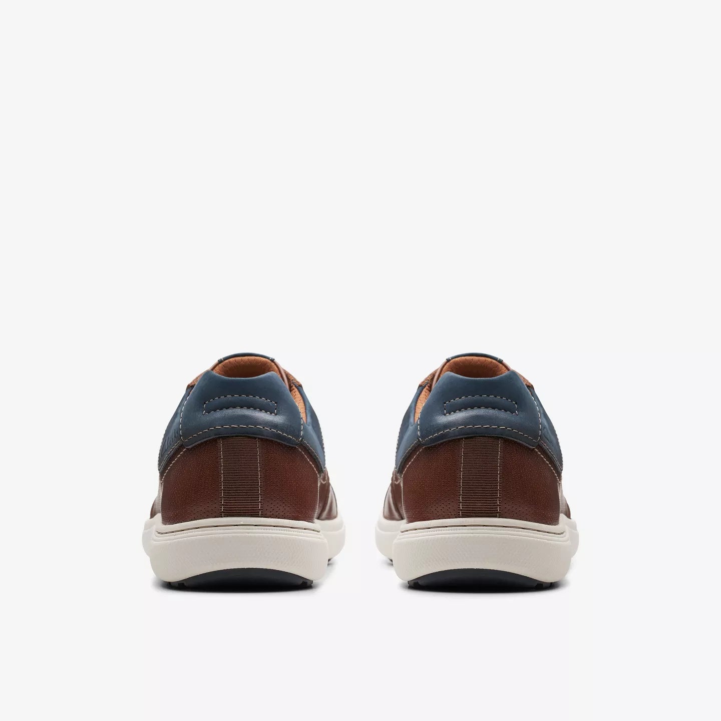 Clarks Men's Mapstone Leather Lace in Mahogany