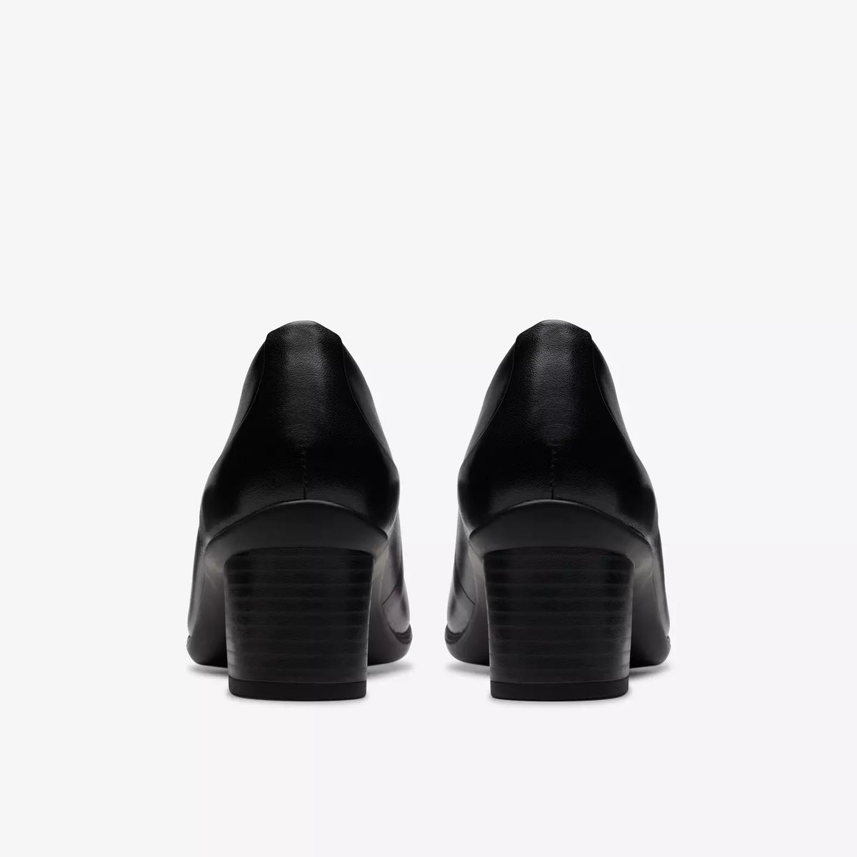 Clarks Women's Shaya Poppy Heeled Pump in Black