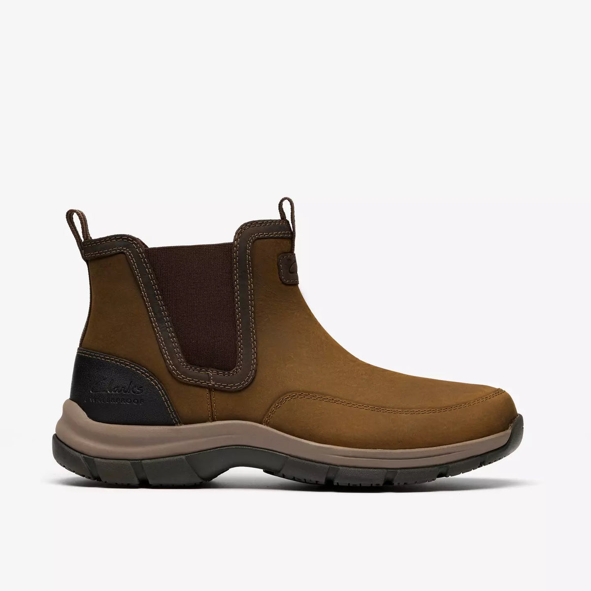 Clarks Men's Walpath Easy Waterproof Boot in Beeswax