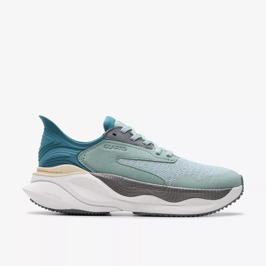 Clarks Women's Pace Sneaker in Aqua Combination