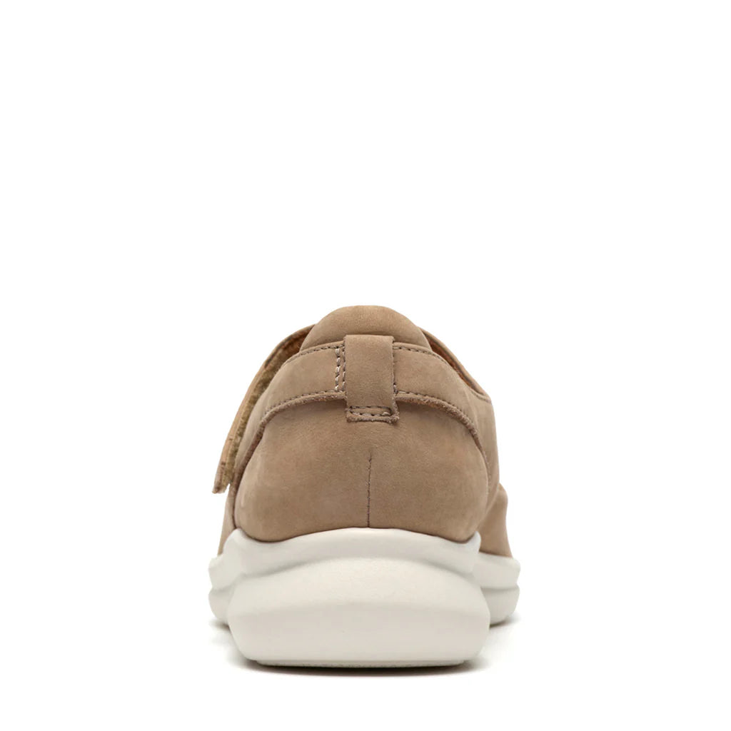 Clarks Women's Lynell Strap Mary Jane in Taupe Nubuck