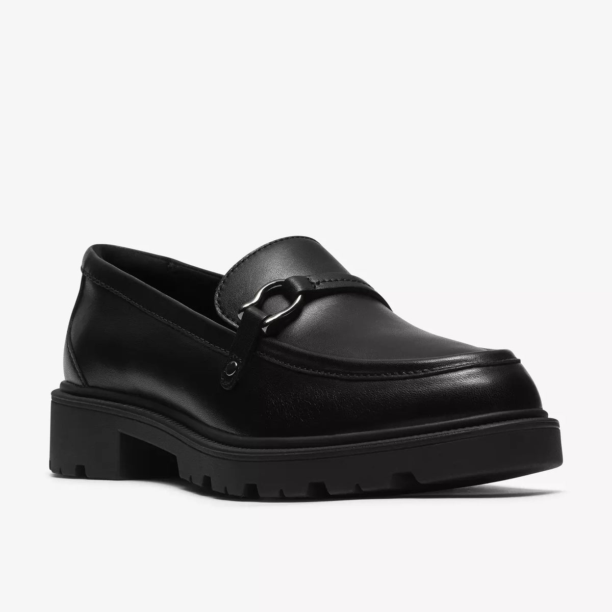 Clarks Women's Code Step Slip On Loafer in Black